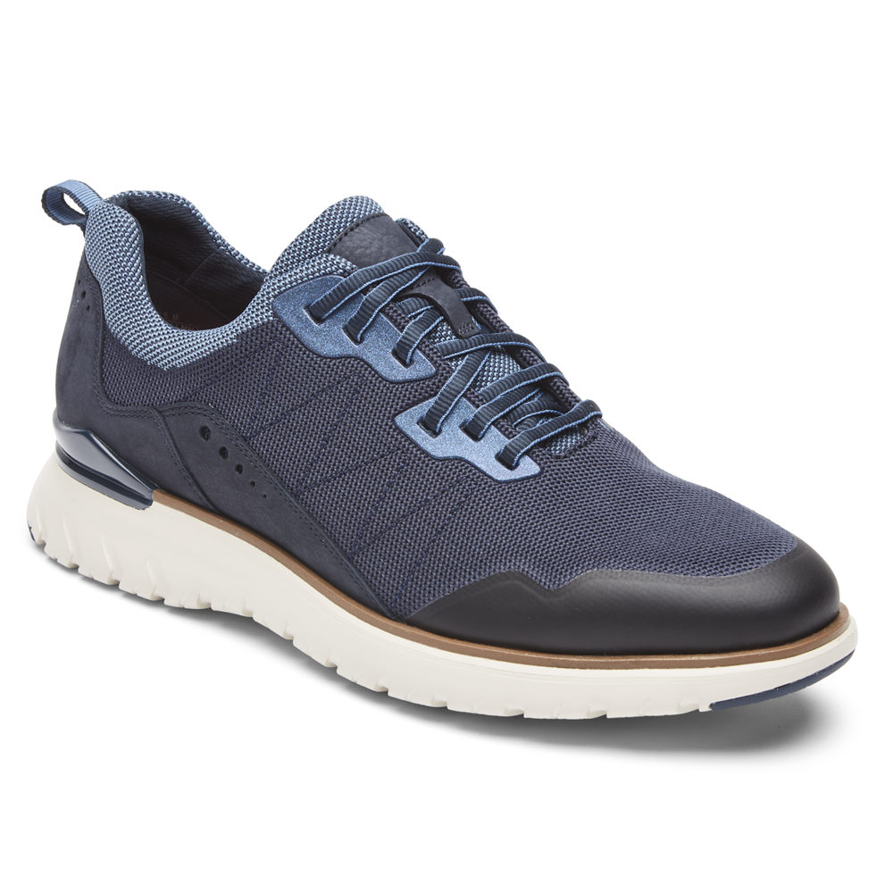 Rockport Mens Sneakers Blue - Total Motion Sport Mudguard - UK 816-DMFBCH